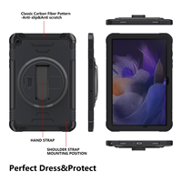 Étui robuste pour tablette Samsung Galaxy Tab A9 Plus A11 Plus 11 pouces, coque antichoc en TPU et PC avec support rotatif