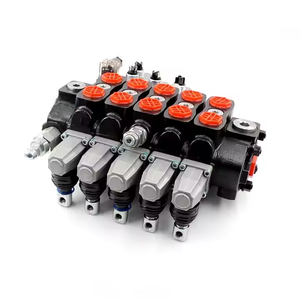Válvula Selectora Hidráulica Seccional de 6 Vías de Suministro Directo de Fábrica, Válvula de Control Direccional Hidráulica Manual de 5 Bobinas - Product Image 1