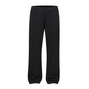 Men's Worsted Fleece Straight Mid Elastic Waist Casual <b>Pants</b> Breathable Anti-Pilling Polyester/Cotton Sunton ST003 Winter - Product Image 3