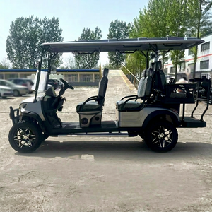 Voiturette de golf électrique 3-4 places 4x4 avec toit et plateau de rangement, vitesse 30-50 km/h, autonomie 90 km - Product Image 1