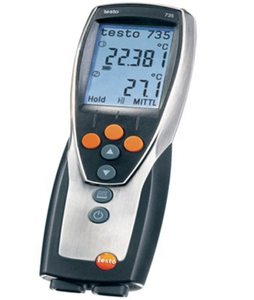 เทอร์โมมิเตอร์แบบหลายช่องสัญญาณ Testo 735-2 รุ่นใหม่ 0563 7352 สำหรับสอบเทียบเซ็นเซอร์วัดอุณหภูมิแบบคงที่, หัววัด PT100 - Product Image 6