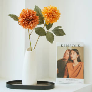 Künstliche Blume Pfingstrose Ball Chrysantheme Hochzeits feier Dekoration Fabrik Großhandel Blume Wohn möbel - Product Image 1