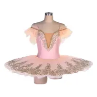 Tutu de ballet professionnel classique pour adulte, costume de cygne blanc du Lac des cygnes, robe de danse de ballerine en forme de crêpe, spandex/nylon, filles, femmes