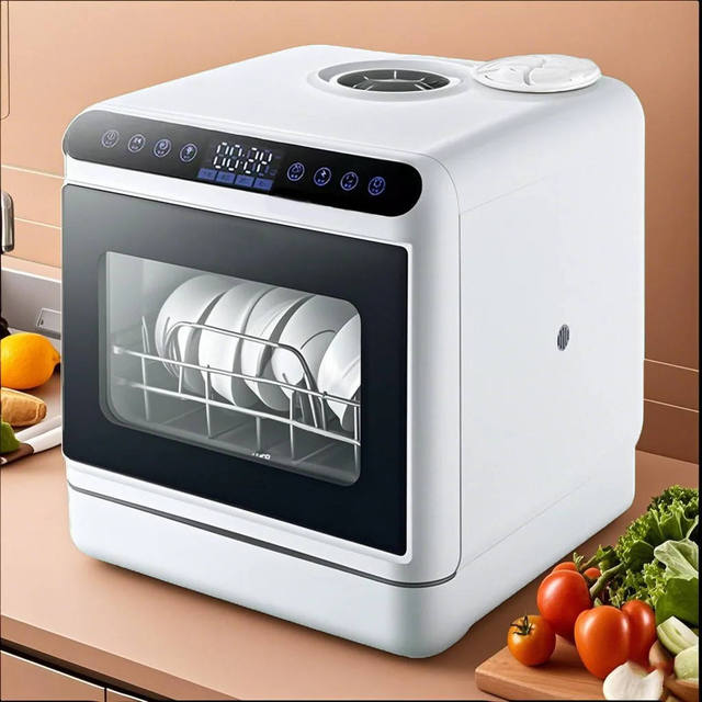 Factory High End Multi-functional Touch Screen Fully Automatic Kitchen Dishwasher with Large Capacity Drying Function Auto Open