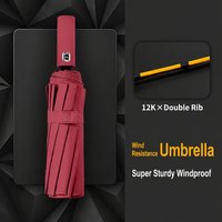 Parapluie Automatique Pliant Grand Format Coupe-Vent pour Deux Personnes, Protection Pluie et Soleil, Cadeaux d'Entreprise, Logo Personnalisé, Vente en Gros
