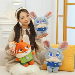 Peluche de Nick Fox de Zootopia, Muñeco de Peluche de <span class=keywords><strong>Judy</strong></span> en Posición Sentada con Relleno de Algodón PP, Regalo de Cumpleaños para el Mejor Amigo - Product Image 3