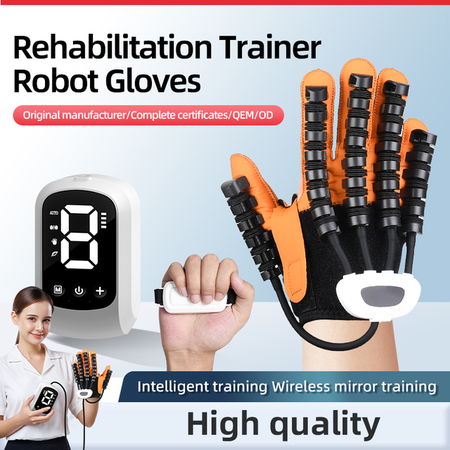 Rehabilitation Robot Gloves Stroke Hemiplegia Intelligent Massage Hand Function Robot Gloves Rehabilitation Training Massager