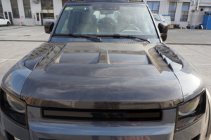 Accesorios exteriores, capó de motor delantero, Ventilación de capó, cubierta embellecedora de salida de aire para L663 <span class=keywords><strong>Land</strong></span> <span class=keywords><strong>Rover</strong></span> <span class=keywords><strong>Defender</strong></span> - Product Image 5