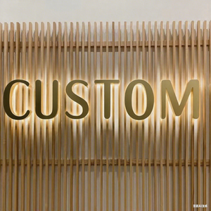 Segni personalizzati piccole lettere di plastica taglio Laser metallo Storefront Design cartello <span class=keywords><strong>Online</strong></span> come fare segni retroilluminati - Product Image 6