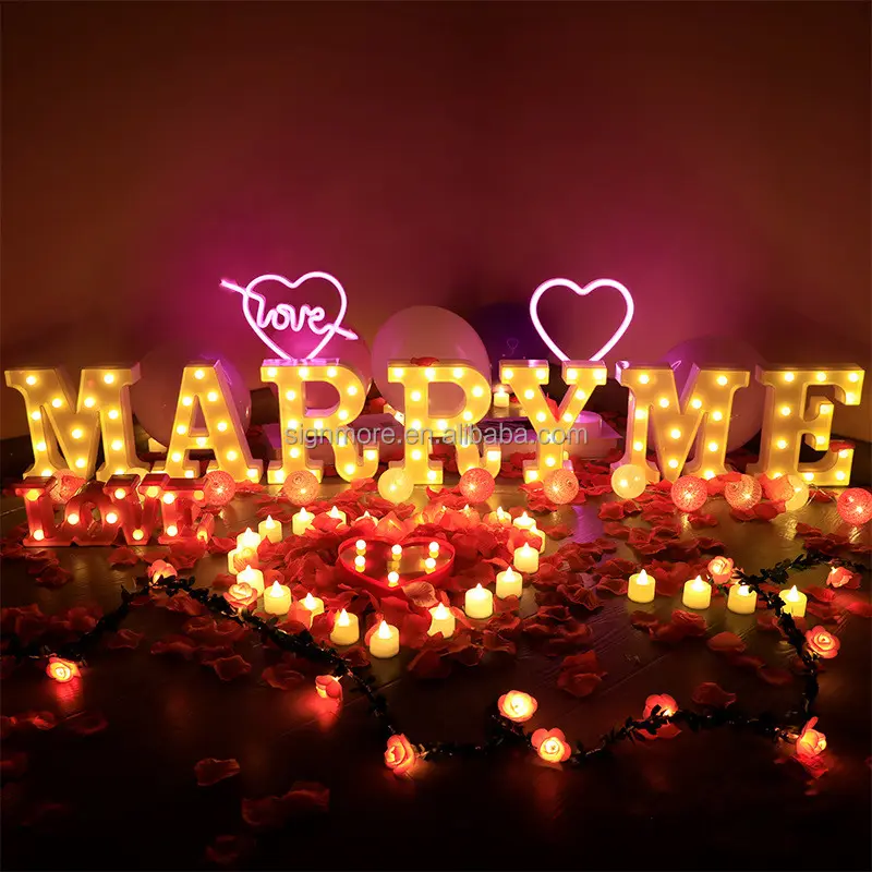 Özel Wedding/Wedding/4ft numaraları RGB renkli kayan yazı harfler düğün süslemeleri için Led büyük parti kayan yazı harfler