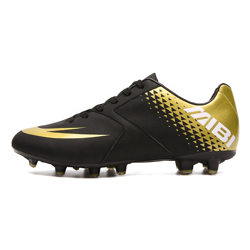 black and gold indoor soccer shoes