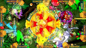 Nouveau 2 4 6 8 10 joueurs pêche jeux d'arcade complet Kit de plateau Peacock Kingdom China Fish Game - Product Image 4