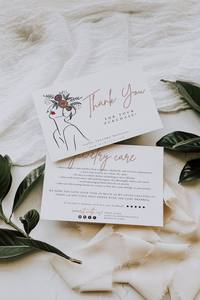 Cartoline 'Grazie' Personalizzate con Logo, Stampa in Lamina d'Oro su Carta Artistica 350gsm, Biglietti d'Auguri Promozionali per Regali Aziendali - Product Image 2