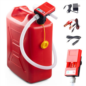 Bomba de Transferencia de Combustible Diésel Portátil para la Industria Automotriz, Centrífuga, Alimentada por Batería de CC, 4 Adaptadores, 3.8 GPM, Boquilla Básica, Baja Presión - Product Image 6