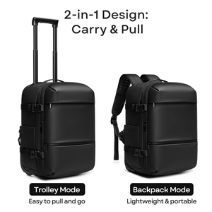 <span class=keywords><strong>Sac</strong></span> à dos trolley facile à transporter, approuvé pour l'<span class=keywords><strong>avion</strong></span>, <span class=keywords><strong>sac</strong></span> de voyage pour ordinateur portable gain de place, <span class=keywords><strong>sac</strong></span> à dos de compression <span class=keywords><strong>sous</strong></span> <span class=keywords><strong>vide</strong></span> 2-en-1 à double usage - Product Image 5