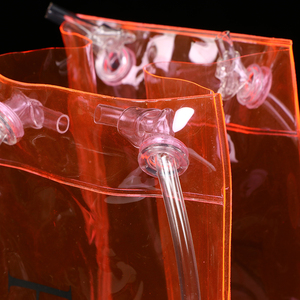 Bolso de plástico transparente para vino tinto, bolsa universal gruesa con logotipo - Product Image 3