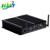 ELSKY mini pc linux X86 Ubuntu OS Mini ordinateur industriel Portable avec carte mère Core 8th i5 8250U