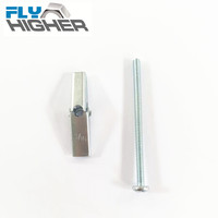 Vis de fixation à ressort 3/16X3, type papillon, zinguées, entièrement filetées avec rondelle, pour cloisons sèches et murs creux, approvisionnement en vrac