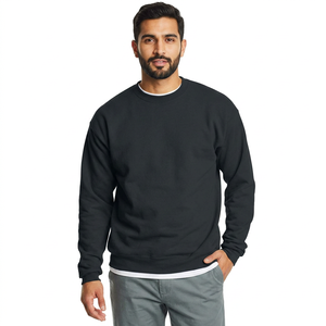 Sudadera con capucha de algodón puro de alta calidad de 380 g para hombre, suéter holgado básico de manga larga para hombre - Product Image 1