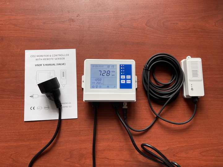 温室水耕栽培室CO2コントローラー制御CO2ドーズレギュレーターまたは 