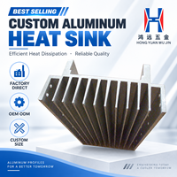 Dissipateur thermique de refroidissement en aluminium de taille personnalisée en gros Dissipateur thermique en aluminium extrudé sur mesure
