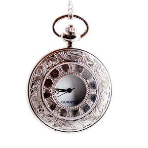 <span class=keywords><strong>Montre</strong></span> de poche vintage pour <span class=keywords><strong>homme</strong></span> en acier à quartz, style steampunk antique, avec cadran et chaîne en bronze - Product Image 4