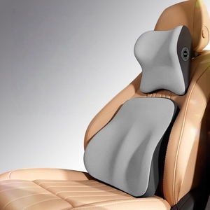 Cojín de respaldo Lumbar de algodón con memoria Universal, reposacabezas de coche, protectores de cuello Q3 A3 A4 Q7 A5, almohadas de coche compatibles, cojines - Product Image 6