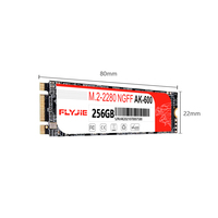 قرص صلب داخلي M.2 NVMe SSD من Flyjie M2 2280 بسعات 128 جيجابايت 256 جيجابايت 512 جيجابايت 1 تيرابايت 2 تيرابايت، NGFF 2242 مم، لابتوب وسطح مكتب