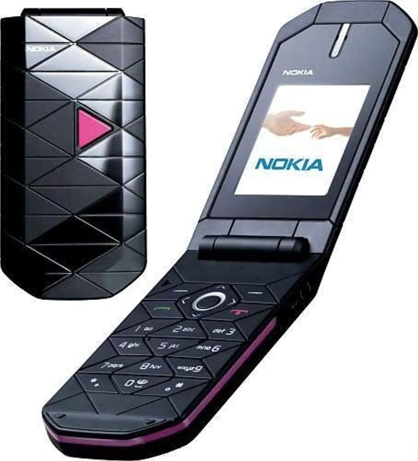 Nokia 7070 prizma ikinci el cep telefonu için ikinci el cep telefonu yüksek kalite flip telefon toptan ucuz fiyat hızlı teslimat