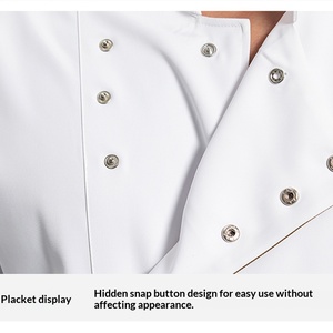 Abbigliamento <span class=keywords><strong>da</strong></span> <span class=keywords><strong>Chef</strong></span> di Alta Gamma per Hotel, Ristoranti, Catering, Cucina Occidentale, Pasticcerie, Divisa <span class=keywords><strong>da</strong></span> <span class=keywords><strong>Lavoro</strong></span> a Maniche Lunghe - Product Image 4