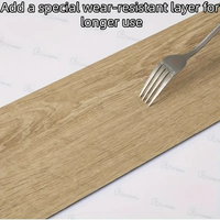 Faux Wood Grain Boden aufkleber PVC rutsch feste Fliesen Aufkleber Klassische Holz muster Peel and Stick Kunststoff boden für Wohnkultur