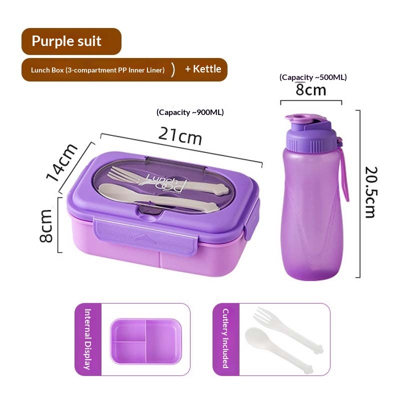 Violet trois compartiments