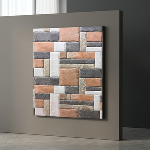 Carreaux muraux en céramique rustique mat 300x600mm avec finition numérique effet relief pour usage extérieur résistant aux acides - Product Image 1