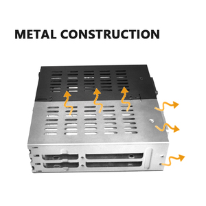 UNESTECH กล่องใส่ฮาร์ดดิสก์แบบ Hot Swap 6 ช่อง ขนาด 2.5 นิ้ว SATA/SAS สำหรับ SSD/HDD ความหนา 9.5 มม.  พร้อมช่องใส่ฮาร์ดดิสก์แบบ Mobile Rack ขนาด 5.25 นิ้ว SATA - Product Image 4
