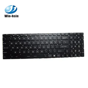 微星GE62 GS60 GS70 GS72 GE72 GT72键盘黑色美国笔记本电脑，带背光键盘