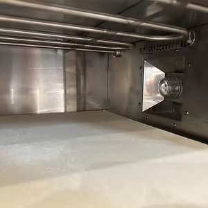 Horno de <span class=keywords><strong>Pizza</strong></span> Eléctrico Ecológico de Una Sola Cubierta para Uso en Cocina de Hogar o Restaurante, Hecho de Acero Inoxidable, para Hornear Pan y Repostería - Product Image 5