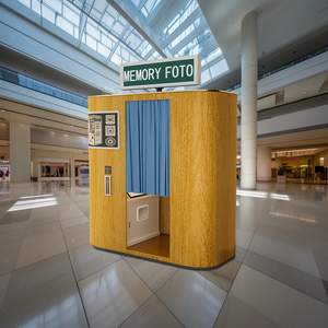 كشك تصوير رقمي كوري رائج بأسلوب القوس سطح مغلق، ماكينة كشك تصوير للبيع من المصنع للمقاهي - Product Image 5