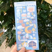 Hoja de Pegatinas de Vinilo Autoadhesivas, Resistentes al Agua, Ecológicas, Personalizadas, Duraderas, Reciclables, Coloridas, de Diferentes Formas, para Niños