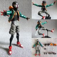 Figura de acción de Spider-Man de alta calidad, Miles Morales, de la película Spider-Man: Un Nuevo Universo, juguete de regalo con caja, figuras decorativas de escritorio.