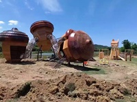 Parc d'attractions Offre Spéciale bon marché maison de jeu pour enfants d'âge préscolaire sur pied équipement de toboggans en plastique et en métal aire de jeux intérieure