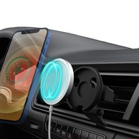 Plaque de support de voiture Anneaux métalliques pour chargeur sans fil Magsafe Anneau métallique pour téléphone portable iphone