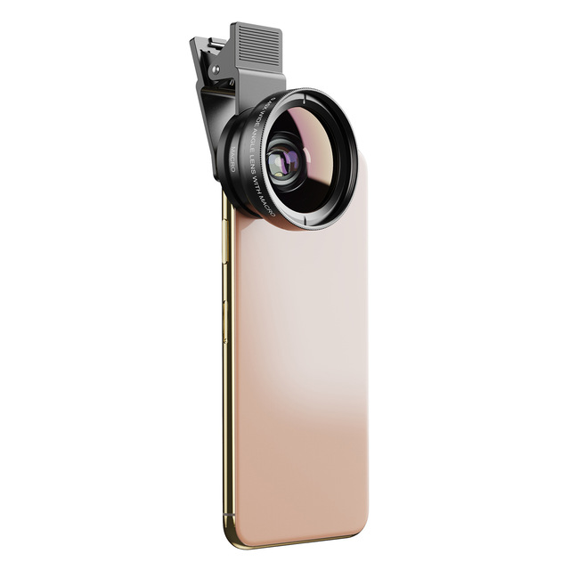 37mm Universal 0.45x Wide Angle Macro Big Camera Lens for Smartphone Selfie External Lens Mobile Phones Mobile Phone Accessories