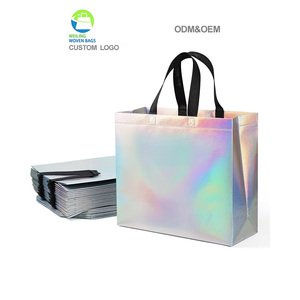 WL Custom Personalized Letter Recyclable Non-Woven Promotional Reusable Medium Daily Use Advertising Tote Bags Shoulder Strap