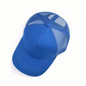 Hot Sale Blank Cotton Back Baseball Cap Adult 5 Panels Solid Color Trucker Caps Mesh Trucker <b>Hat</b> With Custom logo Available - Product Image 6