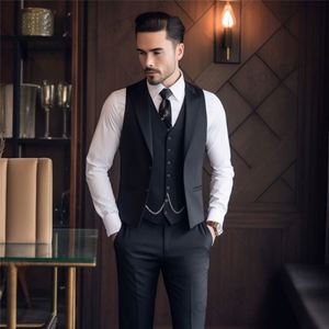 <span class=keywords><strong>Blazer</strong></span> à la mode pour hommes vestes de grande taille pour hommes costume formel pour hommes d'affaires à simple boutonnage costume en <span class=keywords><strong>tweed</strong></span> Slim Fit - Product Image 4