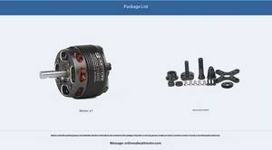 Moteur d'avion modèle à voilure fixe TMOTOR AS2317/2820/2814/2308 Moteur sans balais pour planeur Fabriqué en Chine - Product Image 3