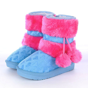 Botas para <span class=keywords><strong>la</strong></span> nieve <span class=keywords><strong>de</strong></span> los niños con botas para <span class=keywords><strong>la</strong></span> nieve <span class=keywords><strong>de</strong></span> las chicas con corazón patrón suave y caliente botas - Product Image 4