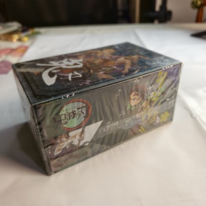 Cartes personnalisées Demon Slayer Kimetsu No <span class=keywords><strong>Yaiba</strong></span>, boîte de boosters de cartes à collectionner d'anime avec personnages de groupe - Product Image 2