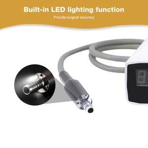 Peralatan gigi elektrik, peralatan Dental elektrik kecepatan tinggi Motor mikro desain Brushless 35000rpm 3 mode konversi bawaan LED Kelas II Operasi - Product Image 5