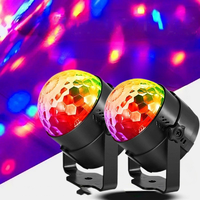 Lampe de scène RVB Family KTV & Disco Bar DMX512 Boule de cristal magique à LED rotative contrôlée pour les applications de fête et d'entrepôt